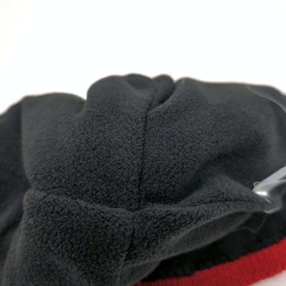 CLIF Bar Men's Knit Beanie Hat Red Embroidered Logo 100% Acrylic - Picture 11 of 13